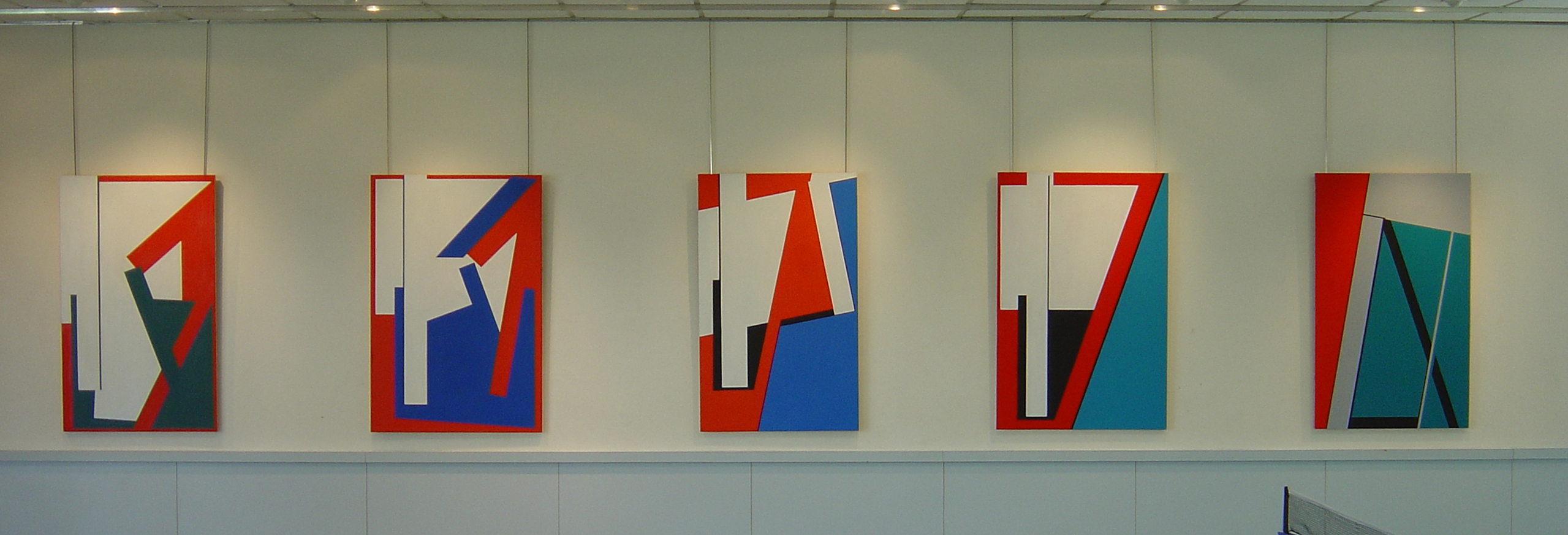 Peinture en exposition à Besançon en 2004